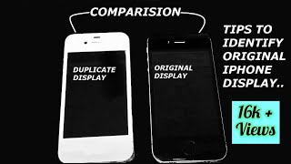 Original vs Fake/Duplicate  iPhone Display | How to identify Real iPhone display| UBR