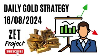 Daily Gold Strategy 16/08/2024 $1 To $1M Zet Poject #GOLD #XAUUSD