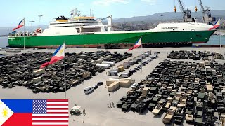 Rapid Deployment, Philippines arrival of 300 Military Vehicles and 20,000 US and UK Soldiers