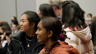 Stanford students react following Obama's speech on disinformation