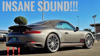 991.2 Porsche 911 Carrera Cabrio Aftermarket Exhaust Sound