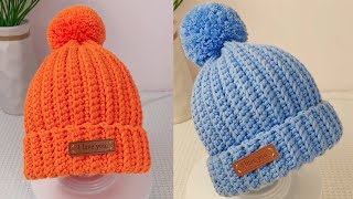 Easy to crochet hat pattern for beginner.