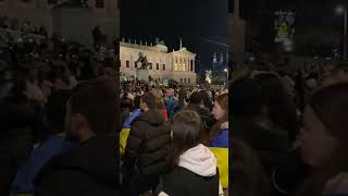 Wiena. Мітинг біля Парламенту на річницю війни росії проти України