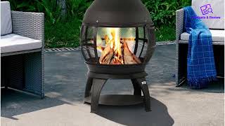 BALI OUTDOORS Chimenea Wooden Fire Pit Review for Buyers