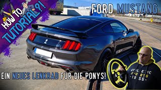 Mein neues Lenkrad für den Ford Mustang 😱 Upgrade von meinlenkrad.de #viral #car #tutorial