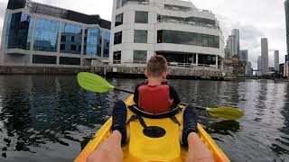 Kayaking in Canary Wharf