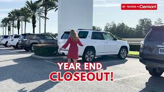 Don't miss our Year End Closeout deals, going on NOW! 🎊