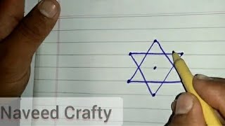 How To Draw Rangoli ka chitra from 7 points  Very Easy And Simple