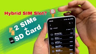 External SIM Card to a Hybrid SIM Card Slot