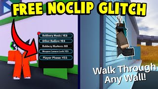 Brand New Free Noclip Glitch In Jailbreak! | How To Noclip Through Anything Without Spending Robux!