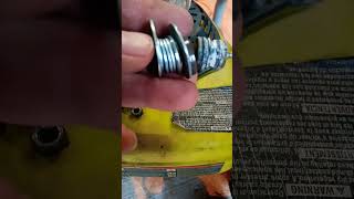 Trick to remove a stuck or frozen Ryobi unloader valve