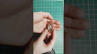 КАК СДЕЛАТЬ КУЛОН СВОИМИ РУКАМИ? DIY HANDMADE JEWELRY MAKING TUTORIAL WIRE WRAP