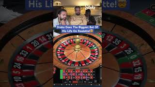 Drake Does The Biggest Bet Of His Life On Roulette! #drake #roulette #casino #maxwin #highroller