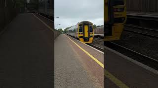 TFW Class 158 827 Departs Pyle Railway Station #uk #transport #wales #train #rails #railway