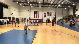 Winthrop vs Foundation Christian Academy- varsity High School volleyball game part 2