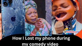 How I lost my Phone during my comedy video shooting 😩😪 | Nobleboycomedian