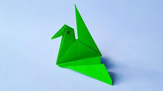 Cara Membuat burung dari kertas | Origami burung | Easy Paper Bird