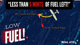 Student pilot runs out of fuel in solo cross country flight! #atc