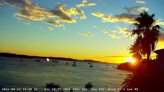 Hvar Webcam Recording from 22.Aug.2016. - Nice Sunset