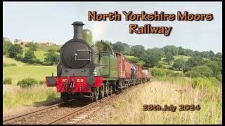 Video footage from a day at the North Yorkshire Moors Railway [NYMR] on 28th July 2024.