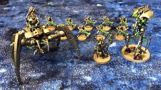 ASMR Necrons Codex & Painted Warhammer 40K Combat Patrol Soft-Spoken Ramble w/ background fan sounds