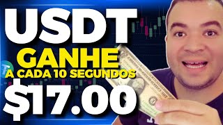 COMO SACAR USDT A CADA 10 SEGUNDOS ($17.00 USDT POR DIA) Como ganhar dinheiro na internet