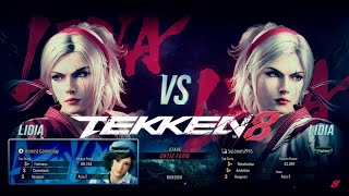 Honest Gameplay vs Sulawesi996 - TEKKEN 8 PS5 [Lidia Sobieska vs Lidia Sobieska] 4K HDR