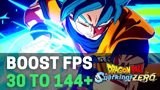 BEST PC Settings for DRAGON BALL: Sparking! ZERO (Unlock FPS & Visibility)