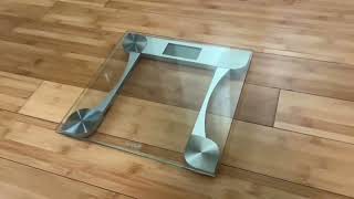 Taylor 400 Lb  Capacity Clear Glass Digital Bathroom Scale with Metallic Accents Review