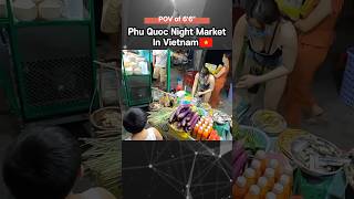 When tall guy went in Vietnam || Phu Quoc night market || POV of 6’6”.  #shorts