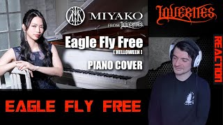 Miyako (from LOVEBITES) / Eagle Fly Free (HELLOWEEN) - PIANO COVER Reaction