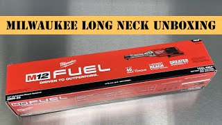 Milwaukee M12 Long Neck Ratchet Unboxing and First Look 1/4” 2559-20