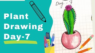 plant drawing Day - 7 | Artdimple91