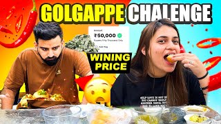 GOLGAPPE CHALLENGE🤯 | WINNING PRICE ₹50,000/- 🏆💸 | RAJATSWATIVLOGS