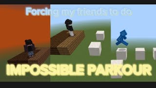 I FORCED My Friends To Do IMPOSSIBLE PARKOUR! w/ @mjeivillamin3328  @ItzChuuyarx  and more! #fyp