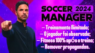 Soccer manager 2024 mod menu/apk ATUALIZADO