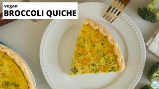 🥦 Vegan Broccoli Quiche