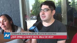 AUMENTÓ EL BOLETO EN VALLE DE UCO: LA OPINIÓN DE LA GENTE