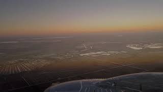 🌞 Sunrise landing in Amsterdam (Schiphol Airport)🌅