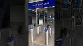 Como comprar ticket e fazer check in no Porto de Helsinki?