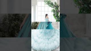 Beautiful stylish princess gown designs dress #fashion style gown #queencera gown#shortsyoutube