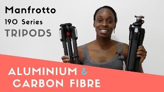 Manfrotto 190 Tripod Series Review 190XB Aluminium Vs Carbon Fibre Version 190XP