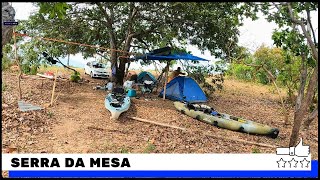 MONTAGEM DO ACAMPAMENTO PARA PESCARIA EM SERRA DA MESA #pescaria