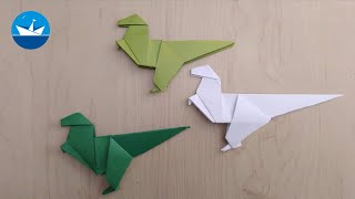 Как Сделать Динозавра-Оригами/How to Make Origami Dinosaur