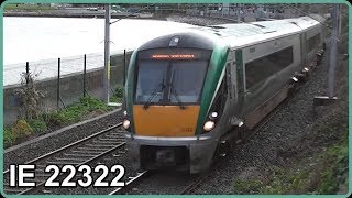 Irish Rail 22000 Class ICR Train - Salthill & Monkstown, Dublin