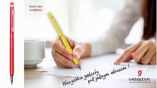 długopis reklamowy touchpen v1660 gadzety.pl