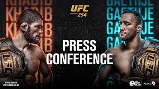 UFC 254 Khabib vs Gaethje Pre Fight Press Conference Highlights