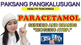 MGA DAPAT MALAMAN SA PARACETAMOL BIOGESIC ATBP.