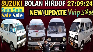 Sale Sale Sale🚗🚗🚗Suzuki HiRoof Bolan For Sale Karachi🇵🇰 Sunday Car Market..New Update 27:09:2024🚐🚌🚔