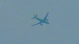 "S7 Airlines" A319-114 smokey landing at Samara(KUF)